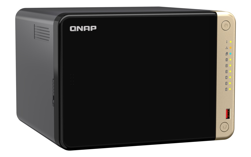 QNAP TS-664-8G (4core 2, 9 GHz, 8GB RAM, 6xSATA, 2x M.2 NVM slot, 1xPCIe, 1xHDMI 4K, 2x2, 5GbE, 4xUSB) 