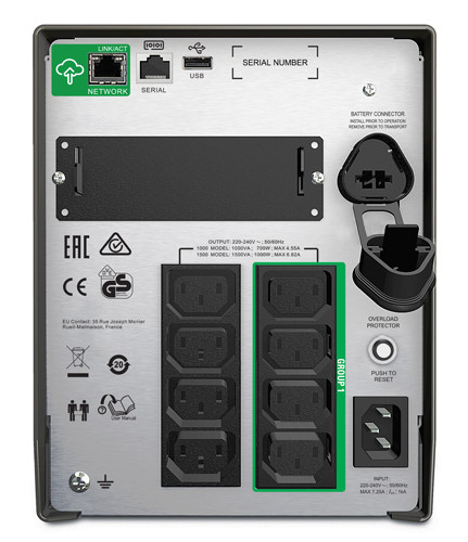 APC Smart-UPS 1500VA LCD 230V so Smart Connect 