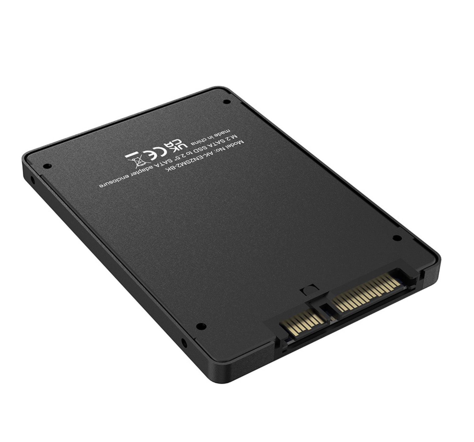 AKASA M.2 SATA SSD na 2.5" SATA kryt adaptéra 