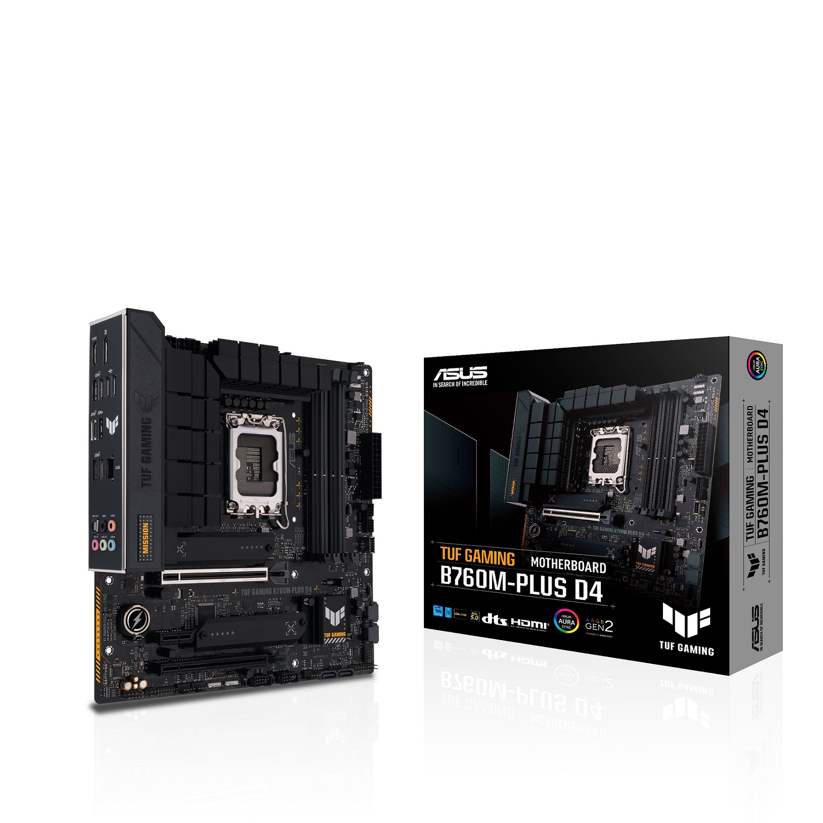 ASUS TUF GAMING B760-PLUS D4/ LGA 1700/ mATX 