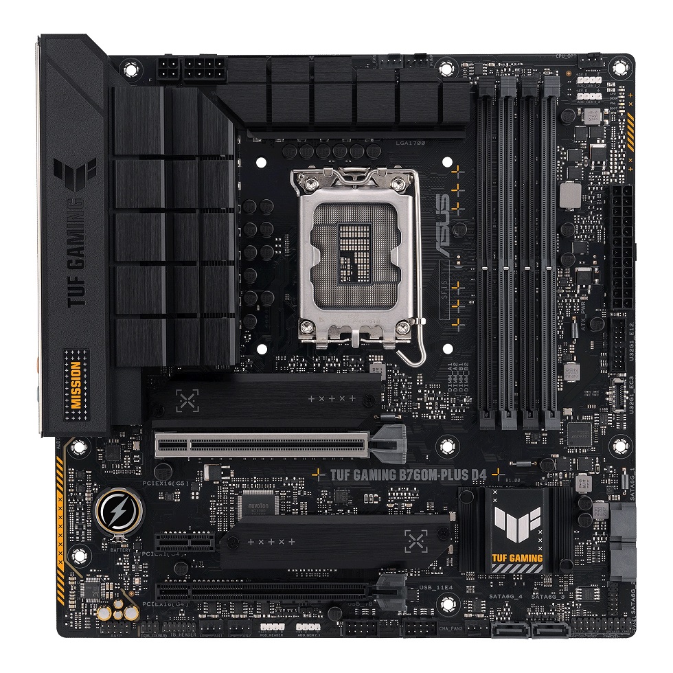 ASUS TUF GAMING B760-PLUS D4/ LGA 1700/ mATX