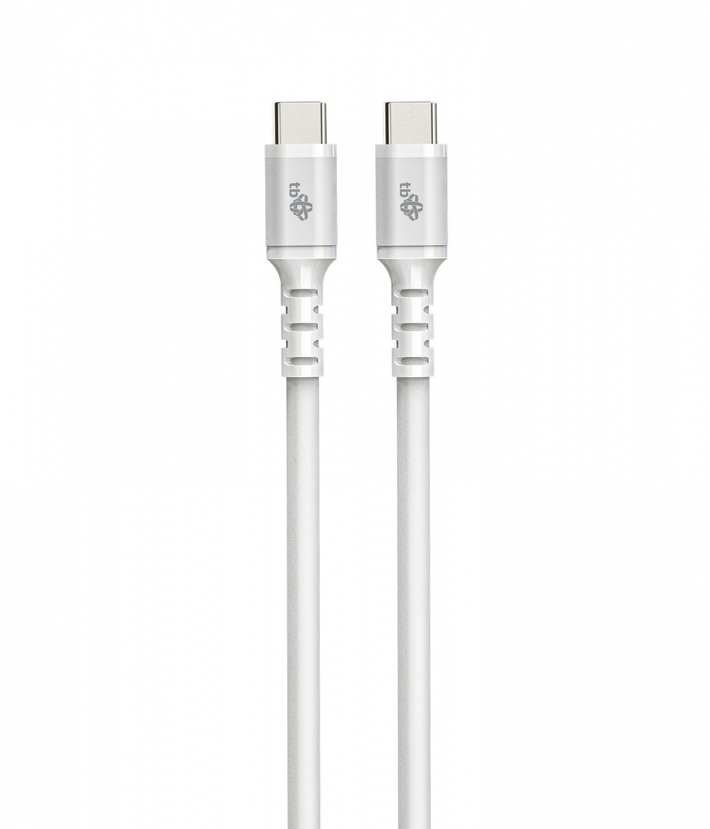 TB USB-C kábel biely 60W 2m
