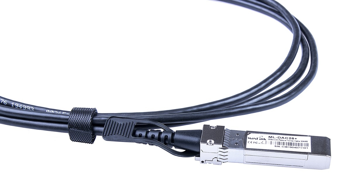 MaxLink 25G SFP28 DAC kábel, pasívny, DDM, 2m 