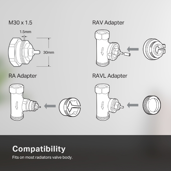 TP-link KE100 Kasa Smart Thermostatic Radiator Valve 