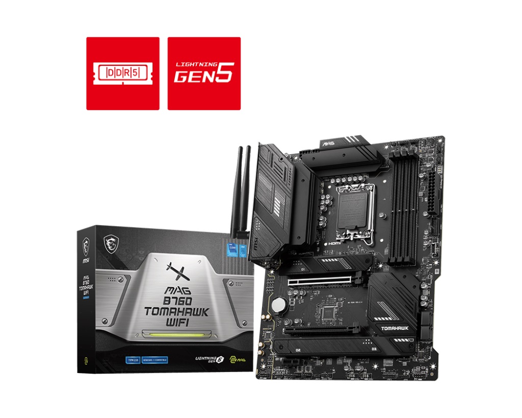 MSI MAG B760 TOMAHAWK WIFI/ LGA 1700/ ATX 
