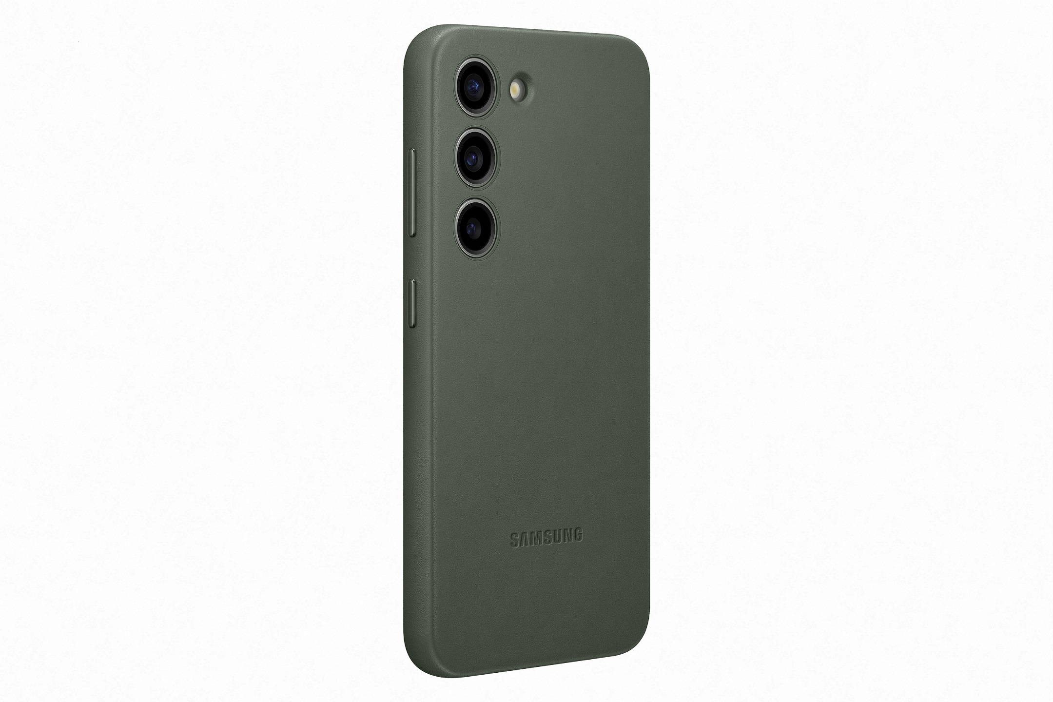 Samsung Kožený zadný kryt pre Samsung Galaxy S23 Green 