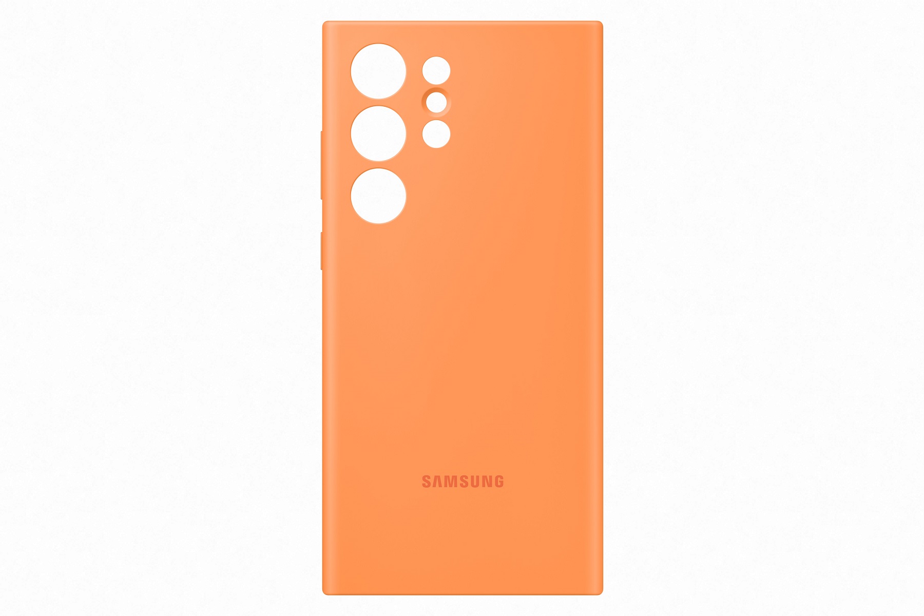Samsung Silikonový zadní kryt pro Samsung Galaxy S23 Ultra Orange 