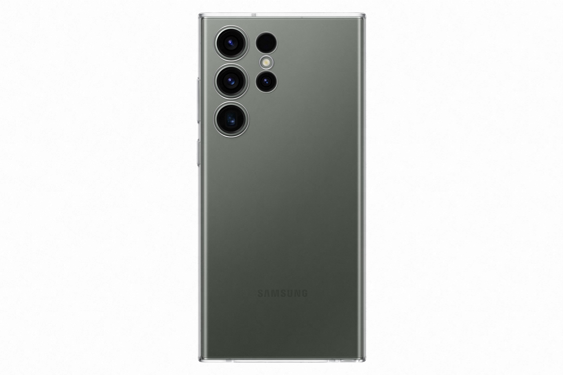 Samsung Průhledný zadní kryt pro Samsung Galaxy S23 Ultra Transparent 