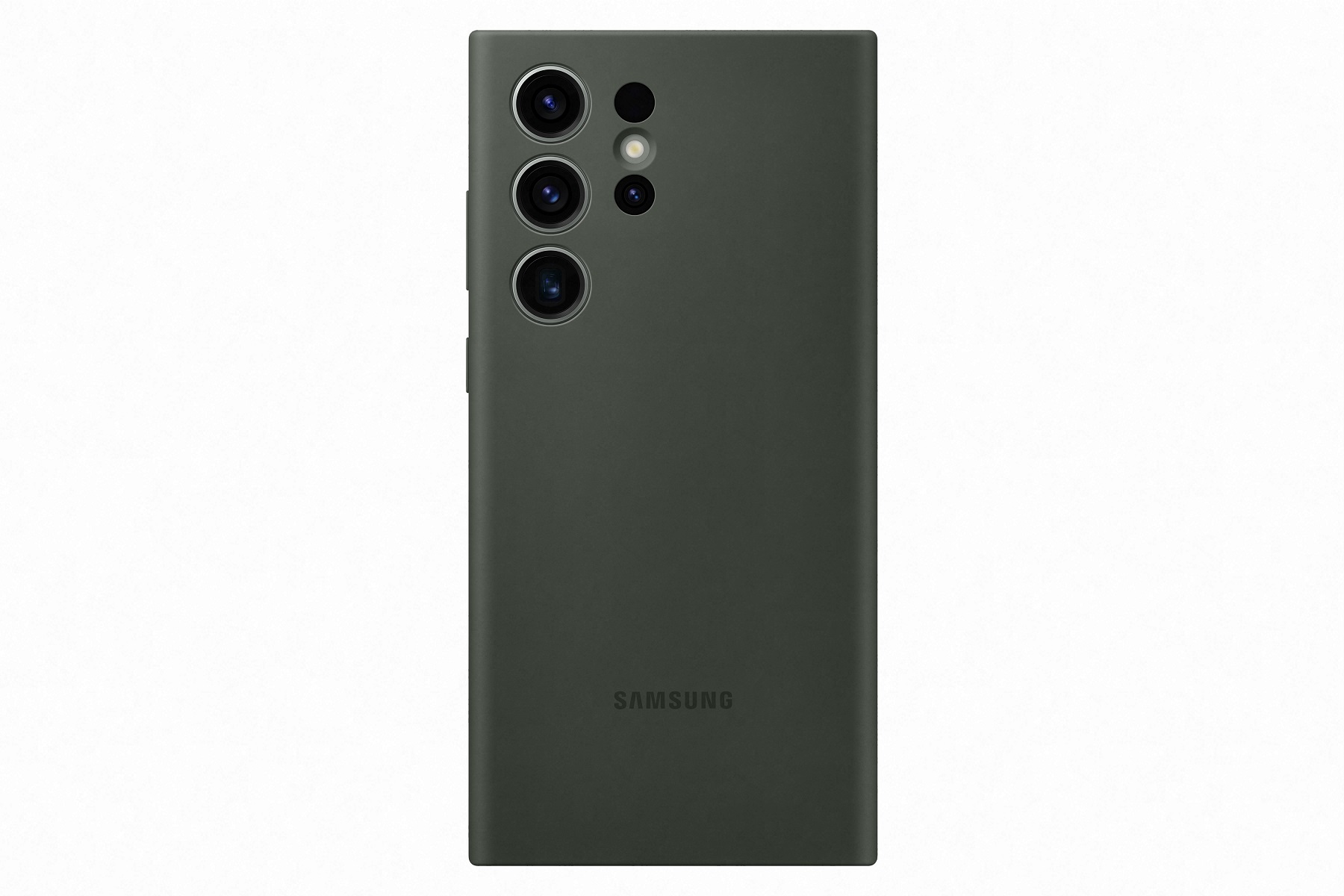 Samsung Silikónový zadný kryt pre Samsung Galaxy S23 Ultra Khaki