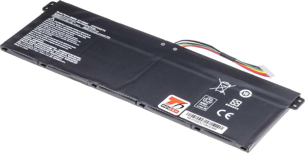 Batéria T6 Power Acer Aspire 3 A314-22, A315-23, Spin 1 SP114-31, 3830mAh, 43Wh, 3cell, Li-ion