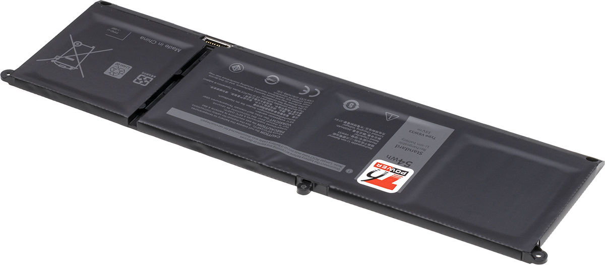 Batéria T6 Power Dell Latitude 3320, 3420, Inspiron 3515, Vostro 3515, 3600mAh, 54Wh, 4cell, Li-pol 