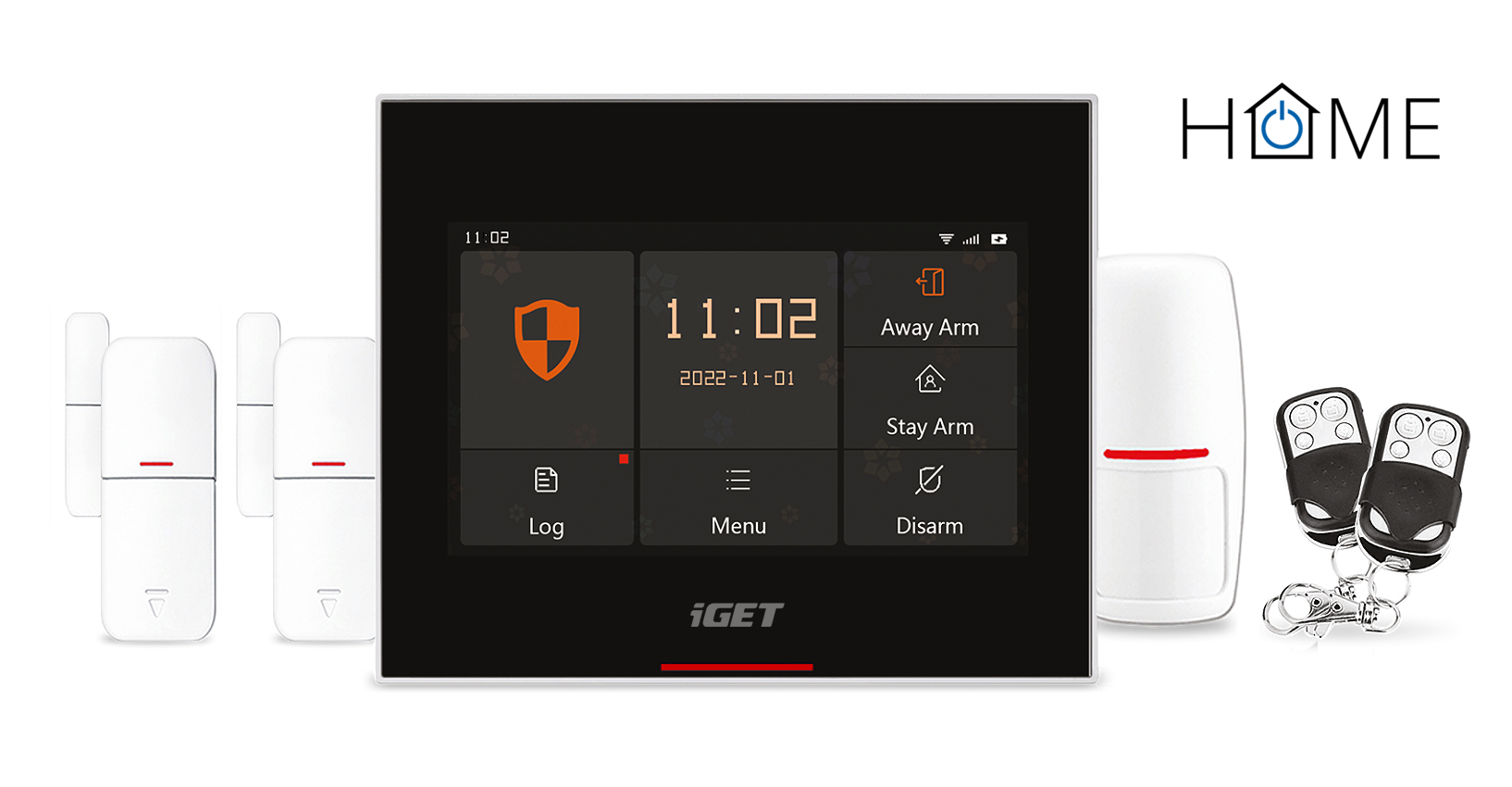 iGET HOME X5 - Inteligentný Wi-Fi/ GSM alarm, v aplikácii aj ovládanie IP kamier a zásuviek, Android, iOS 