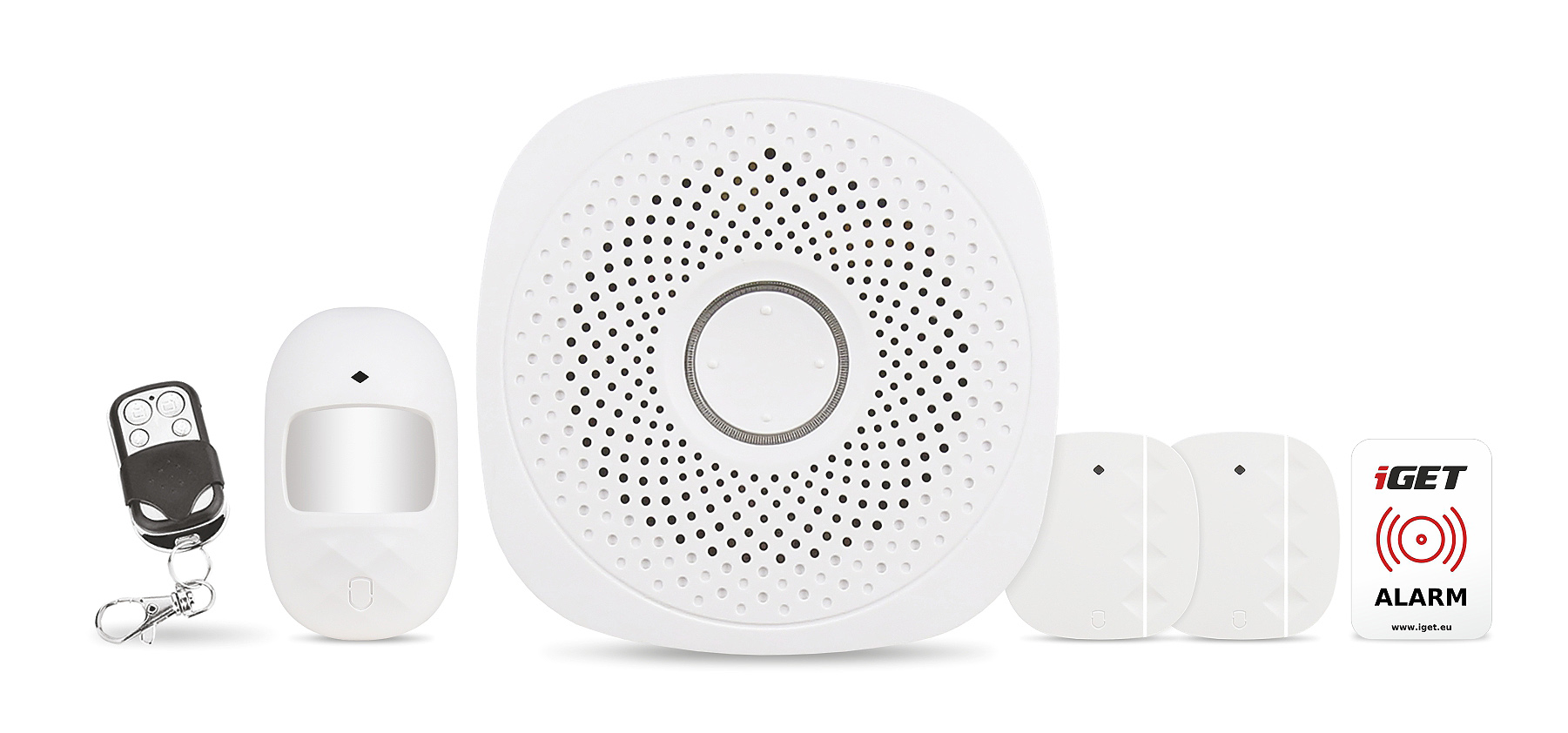 iGET HOME X1 - Inteligentný Wi-Fi alarm, v aplikácii aj ovládanie IP kamier a zásuviek, Android, iOS 