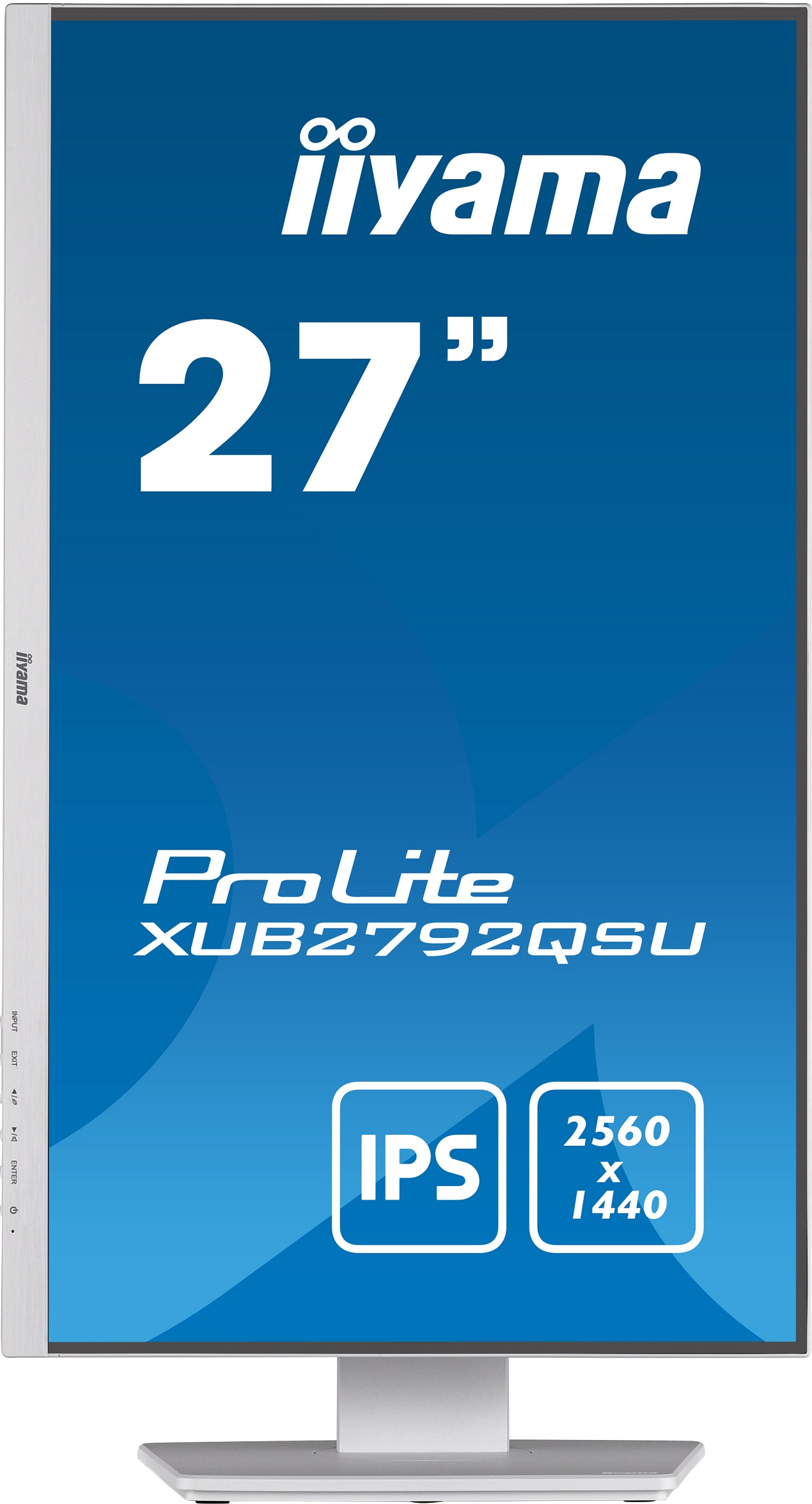 iiyama ProLite/ XUB2792QSU-W5/ 27"/ IPS/ QHD/ 75Hz/ 5ms/ White/ 3R 