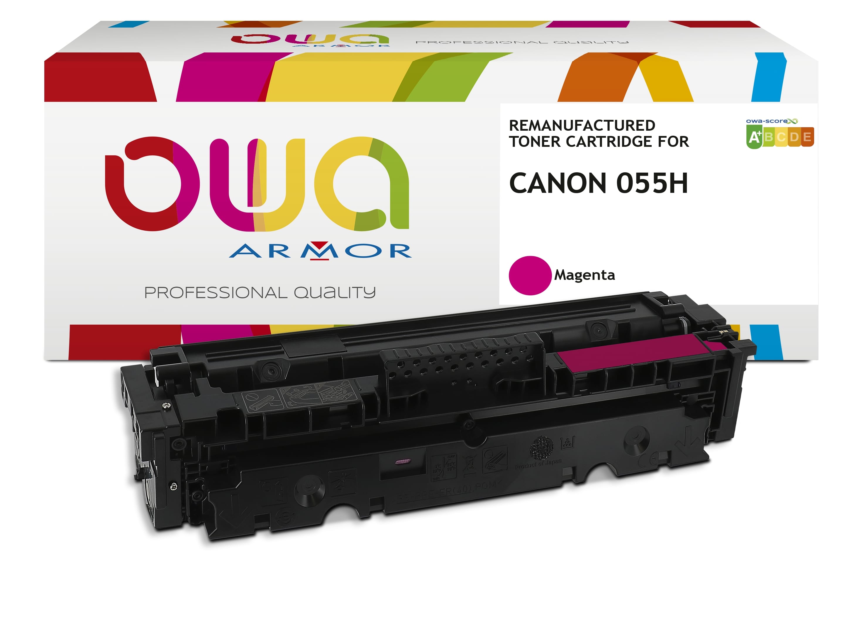 OWA Armor toner kompatibilný s Canon CRG-055H M, 5900st, červená/ magenta