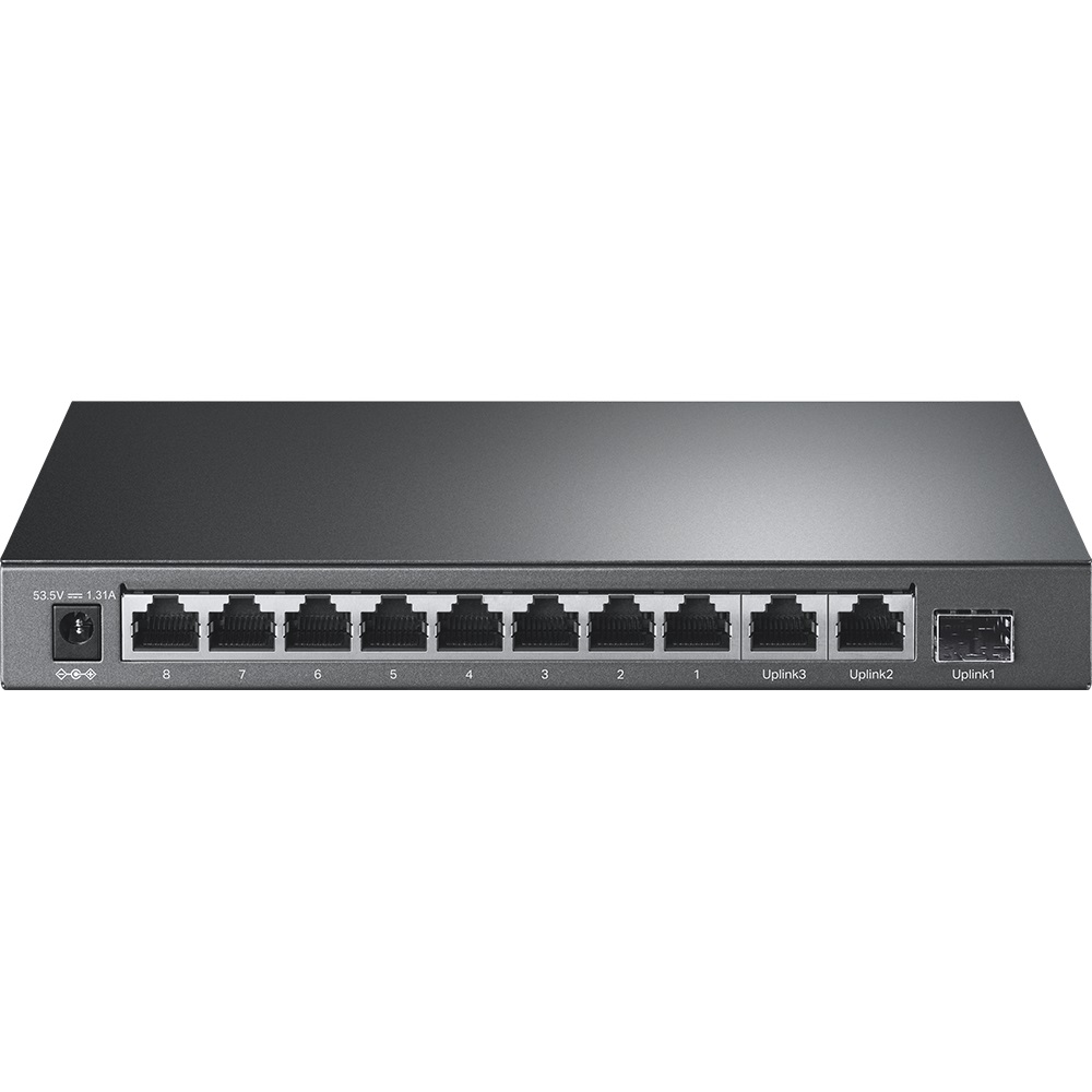 TP-Link TL-SL1311P 8xFE POE+ 65W 3xGb nonPOE, 1xSFP CCTV switch 