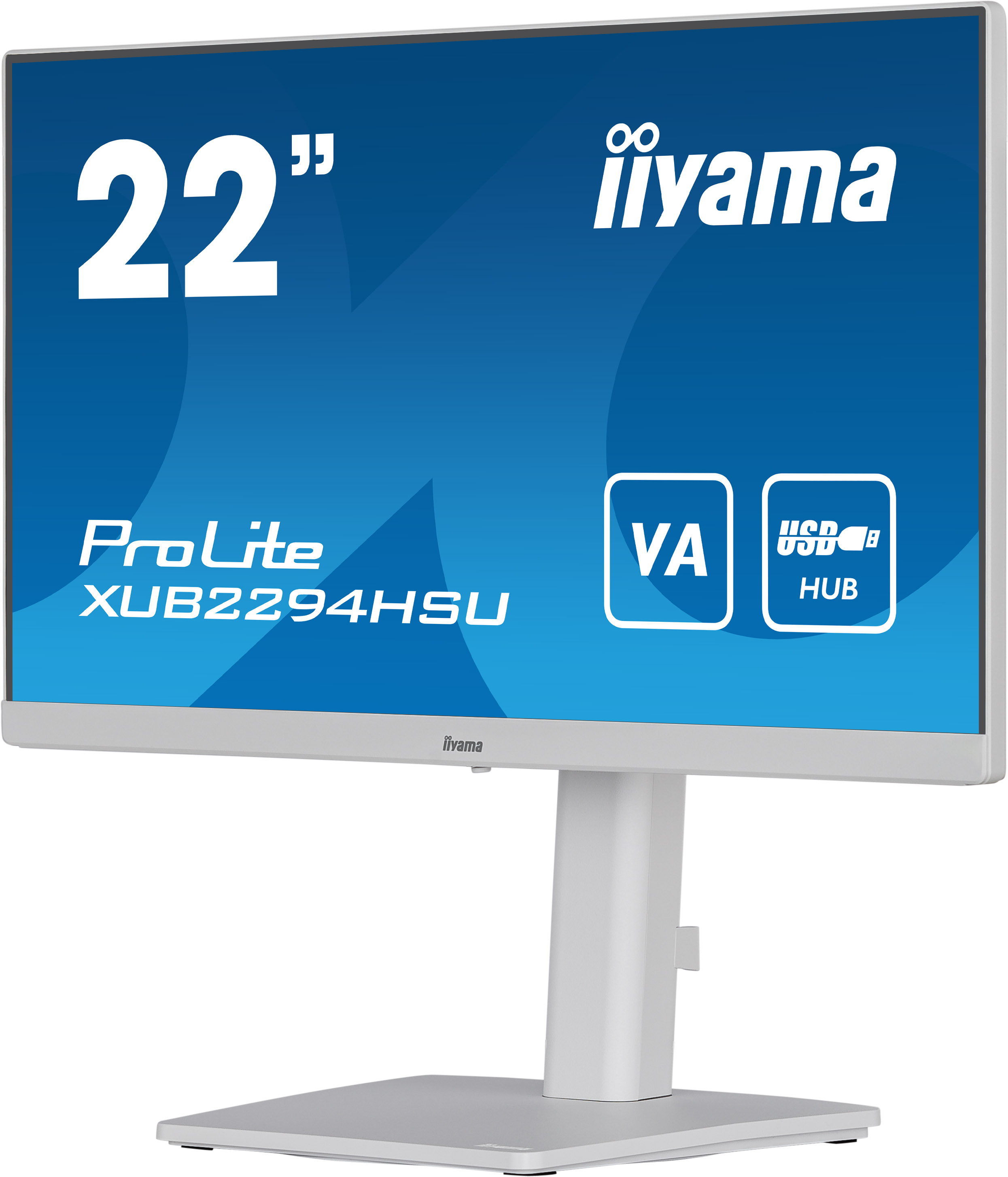 iiyama ProLite/ XUB2294HSU-W2/ 21, 5"/ VA/ FHD/ 75Hz/ 1ms/ White/ 3R 