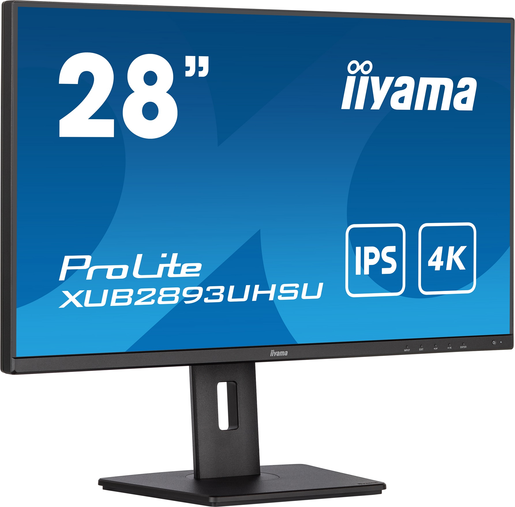 iiyama ProLite/ XUB2893UHSU-B5/ 28"/ IPS/ 4K UHD/ 60Hz/ 3ms/ Black/ 3R 