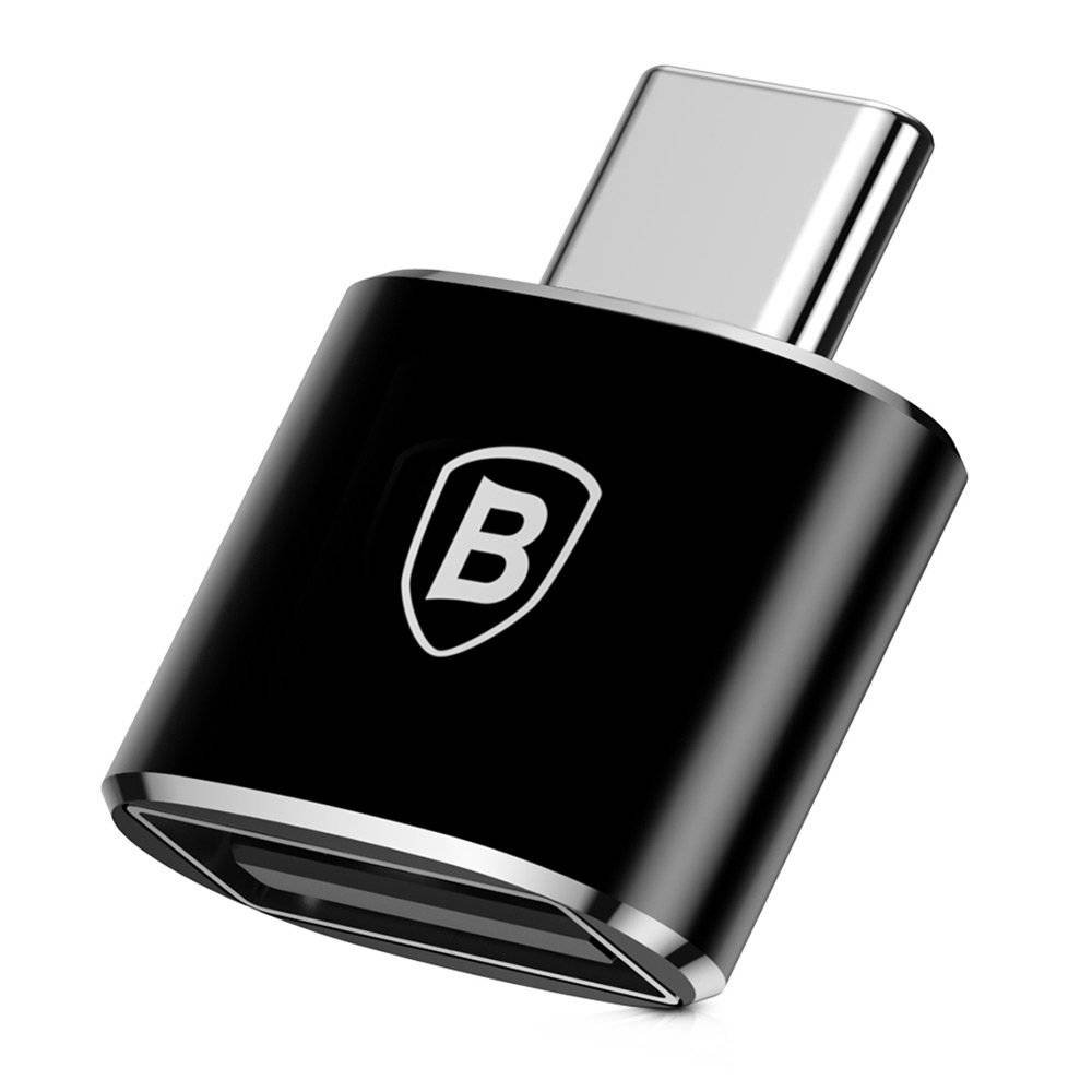 Baseus CATOTG-01 Adaptér z USB-A na USB-C Black 