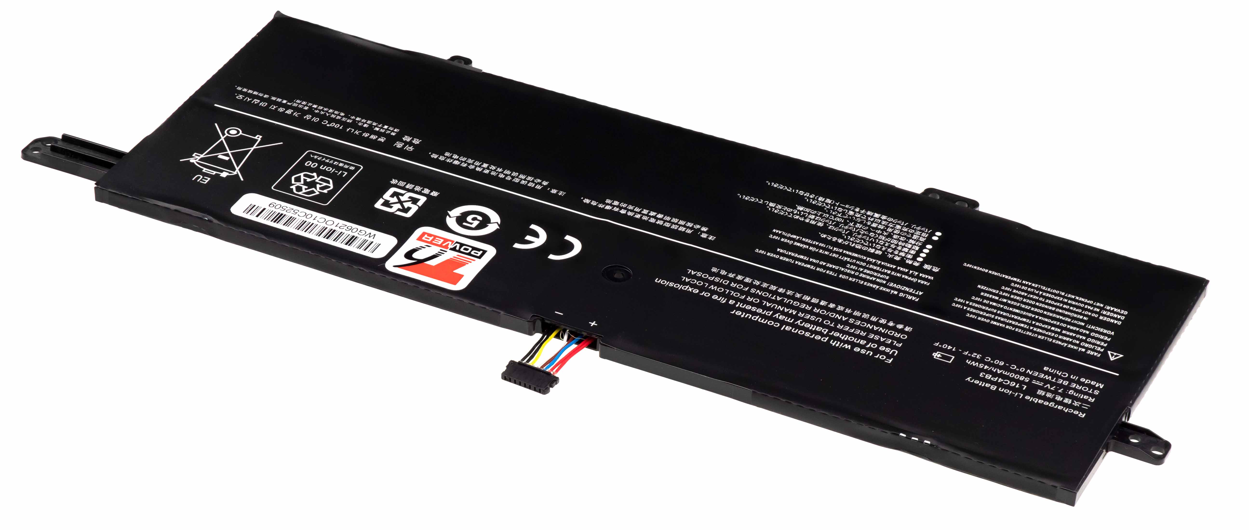Baterie T6 Power Lenovo IdeaPad 720s-13IKB, 720s-13ARR serie, 5800mAh, 45Wh, 4cell, Li-Pol 