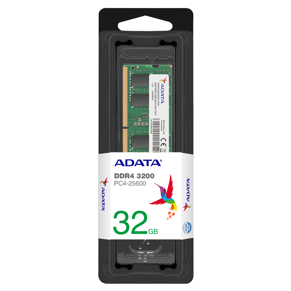 ADATA SODIMM DDR4 32GB 3200MHz 512x8,  Premier Single Tray