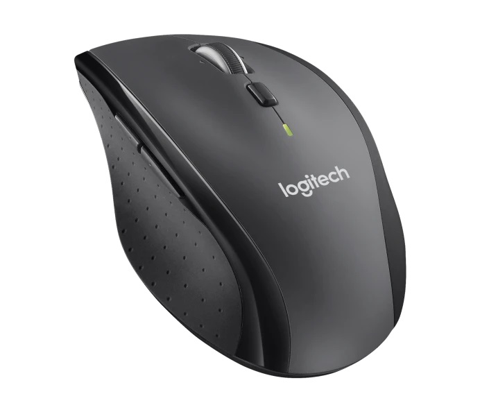 Logitech Marathon M705/ Kancelárska/ Optická/ Pre pravákov/ 1 000 DPI/ Bezdrôtová USB/ Čierna 