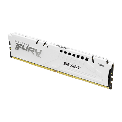 Kingston FURY Beast White/ DDR5/ 16GB/ 5200MHz/ CL40/ 1x16GB/ White 