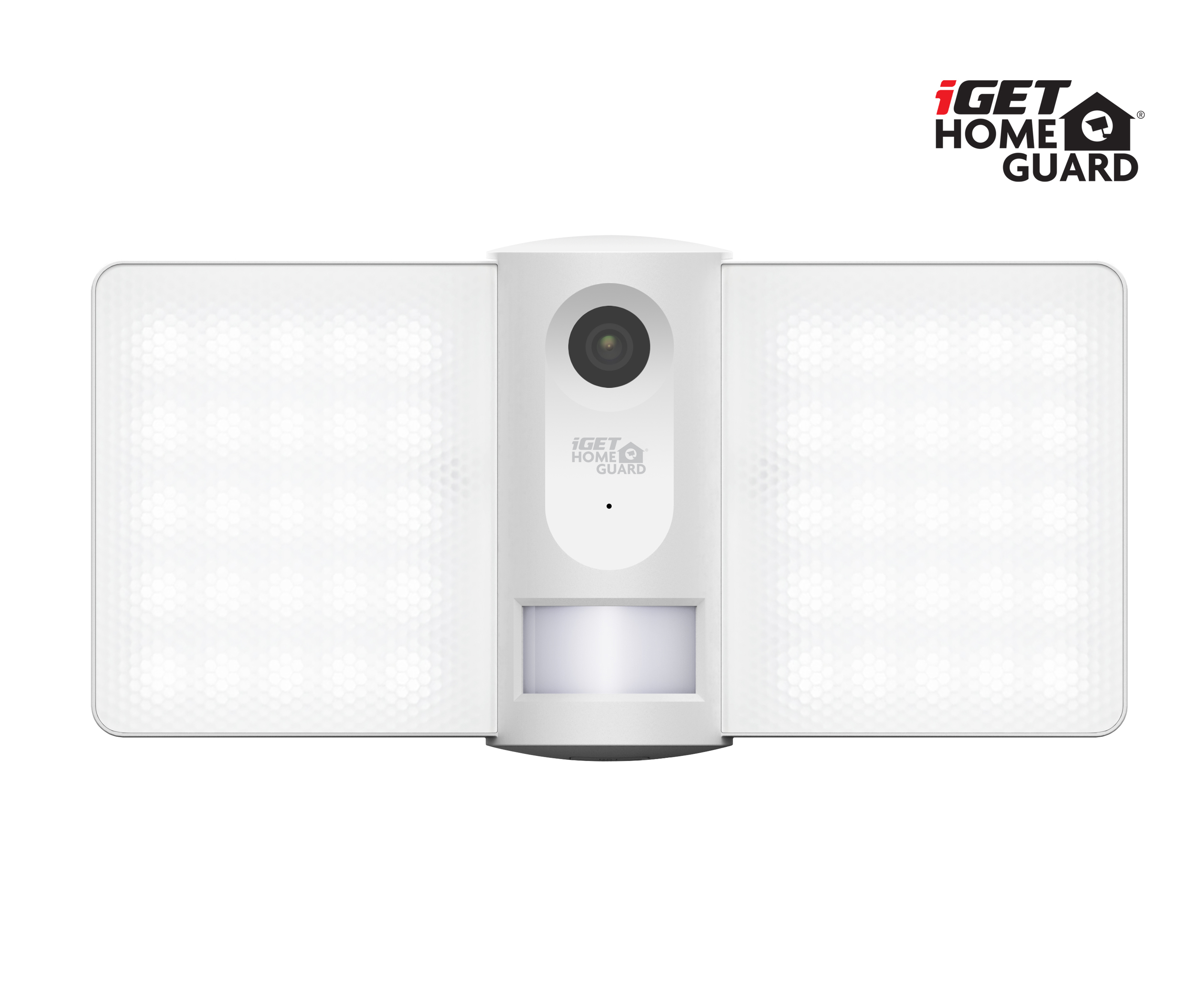 iGET HGFLC890 - WiFi vonkajšia IP FullHD 1080p kamera s LED svetlom a zvukom, IP66, 230V, siréna 