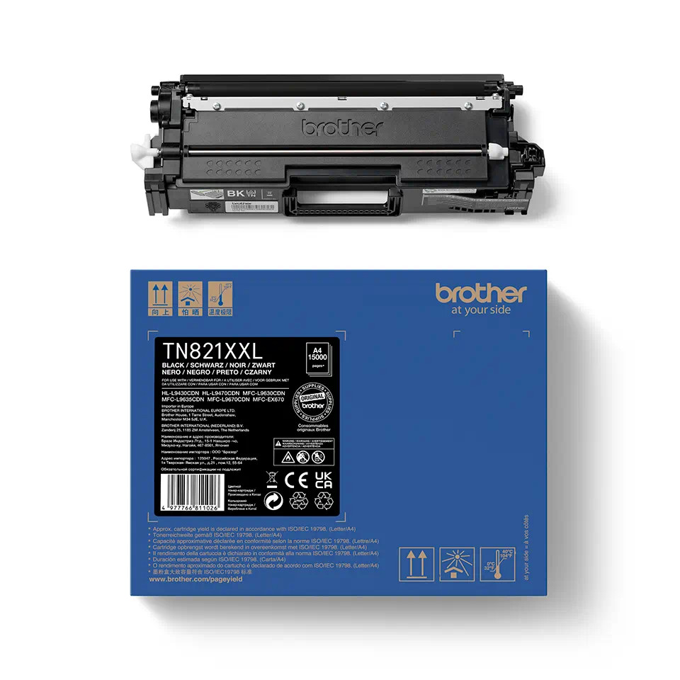 Brother TN-TN821XXLBK, toner black, 15 000 str. 