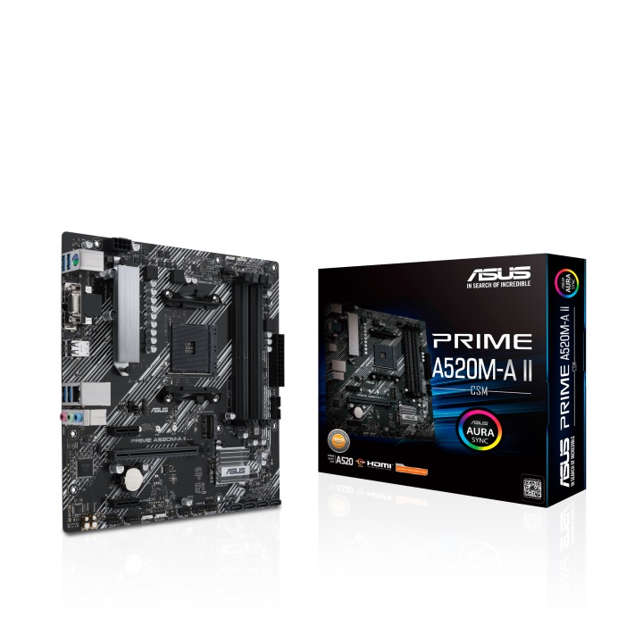 ASUS PRIME A520M-A II/ CSM/ AM4/ mATX 