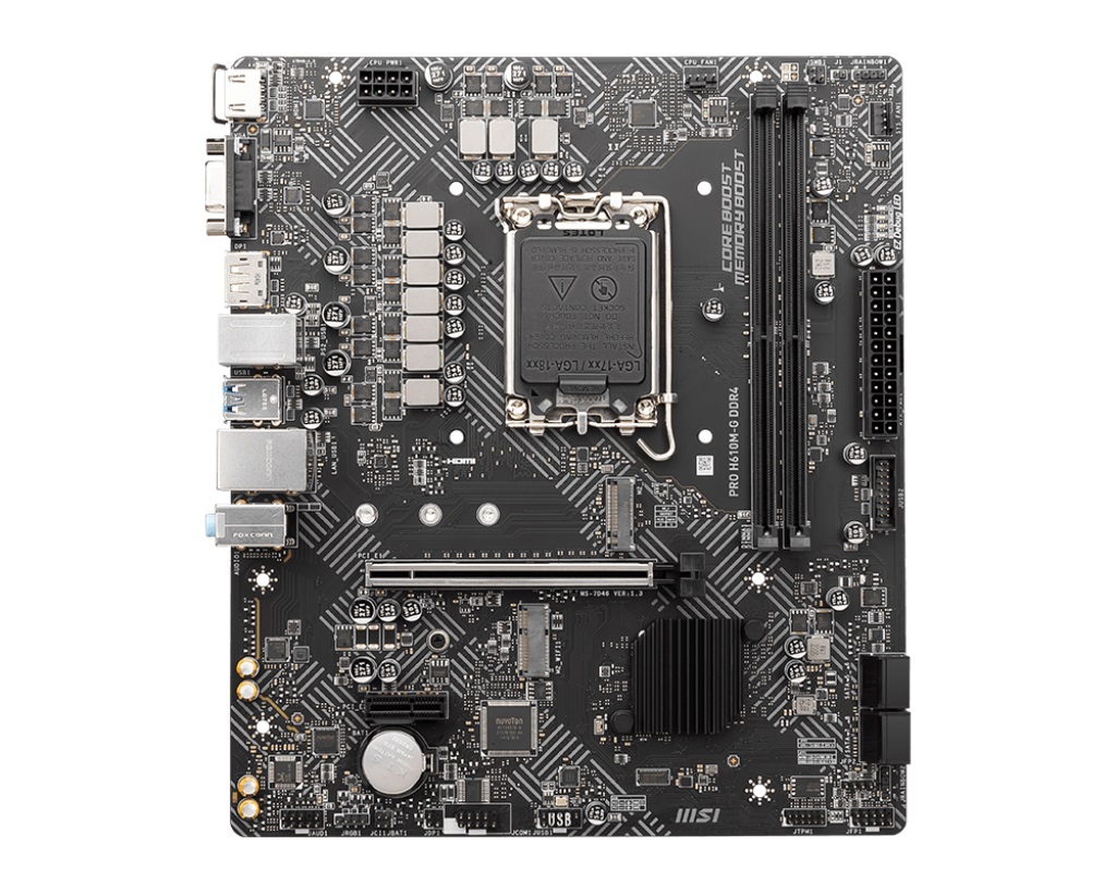 MSI PRO H610M-G DDR4/ LGA 1700/ mATX