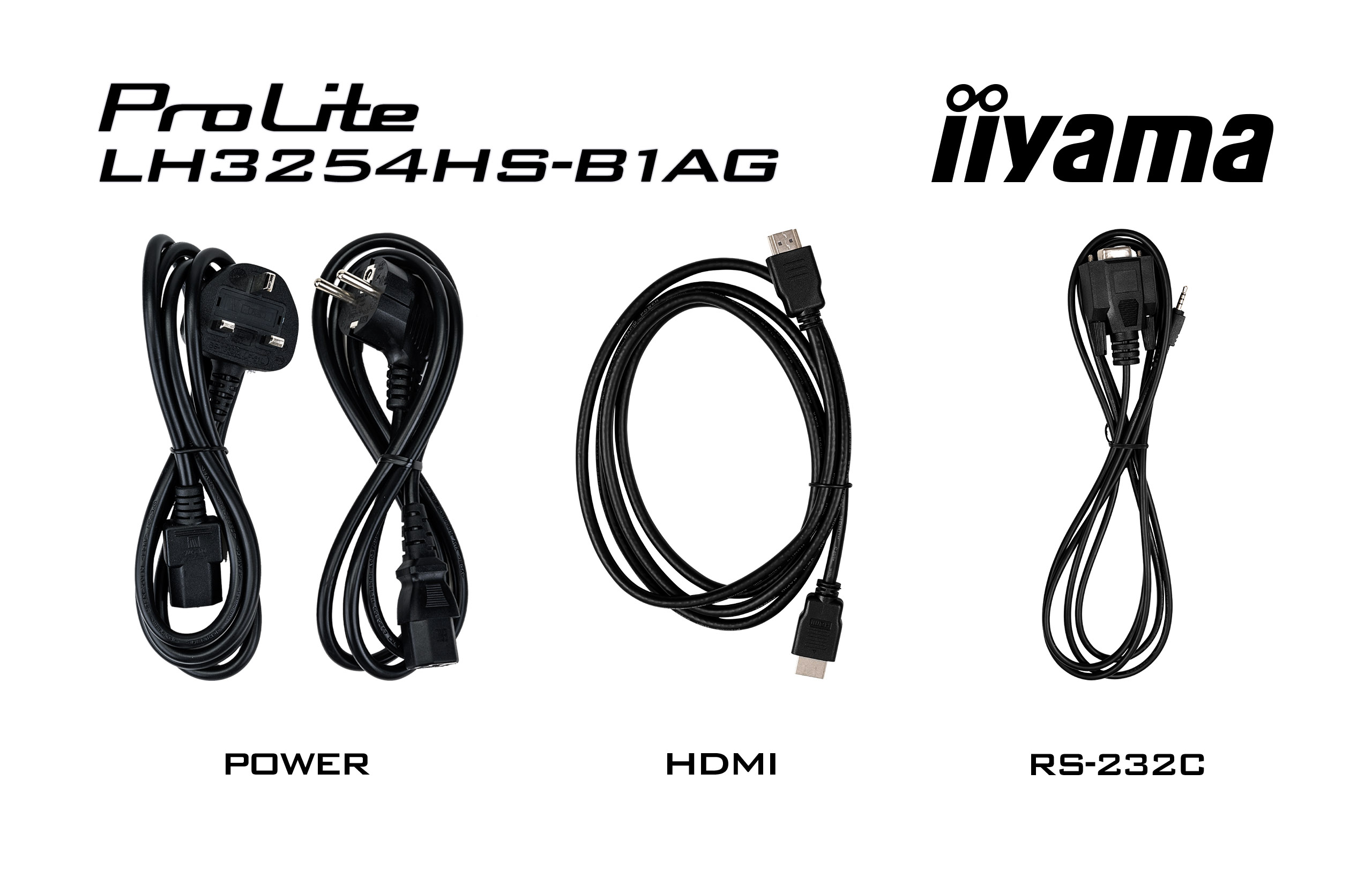32" iiyama LH3254HS-B1AG: IPS, FHD, 500cd/ m2, 24/ 7 