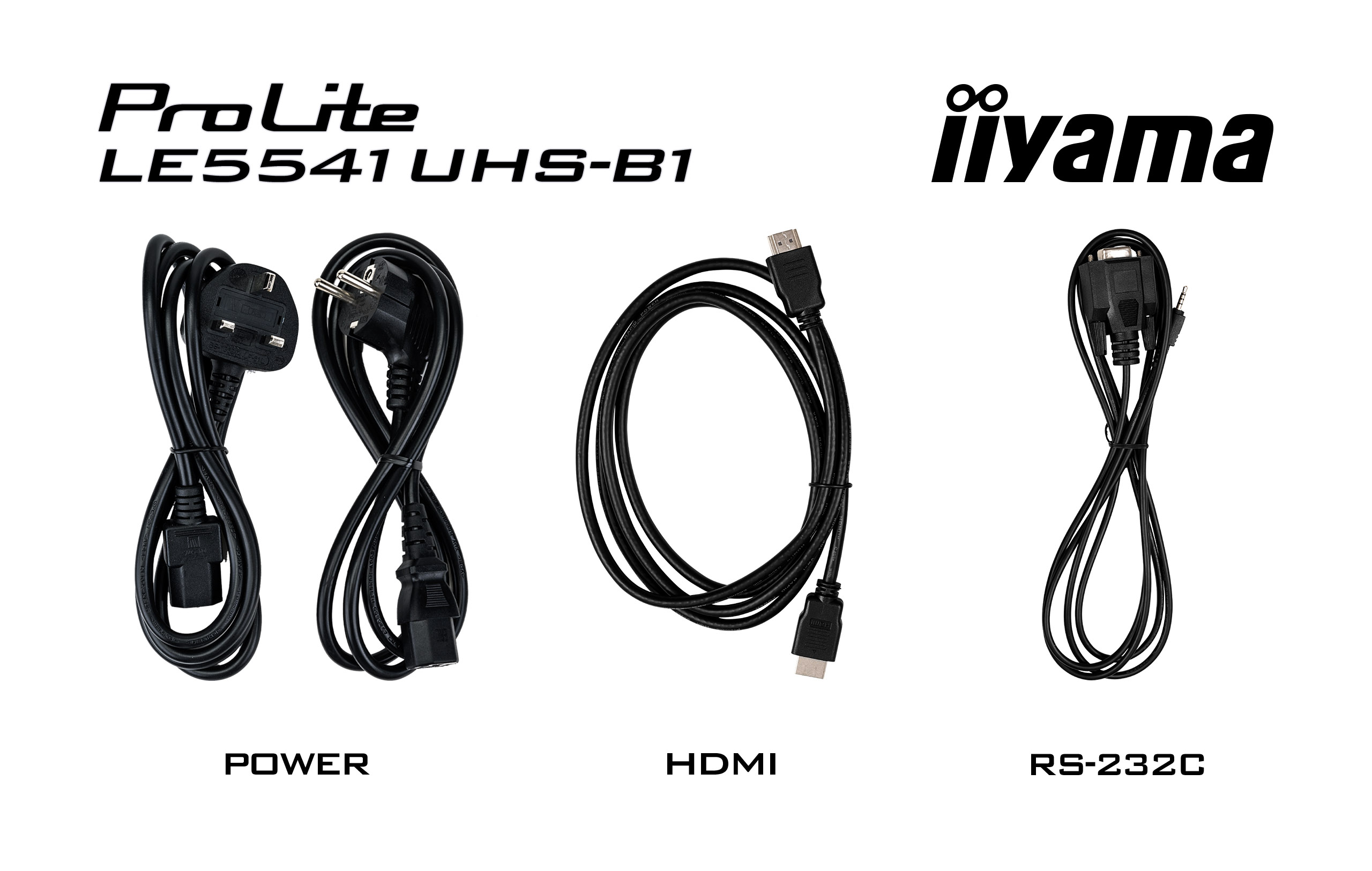 55" iiyama LE5541UHS-B1: IPS, 4K UHD, 18/ 7, RJ45, HDMI 
