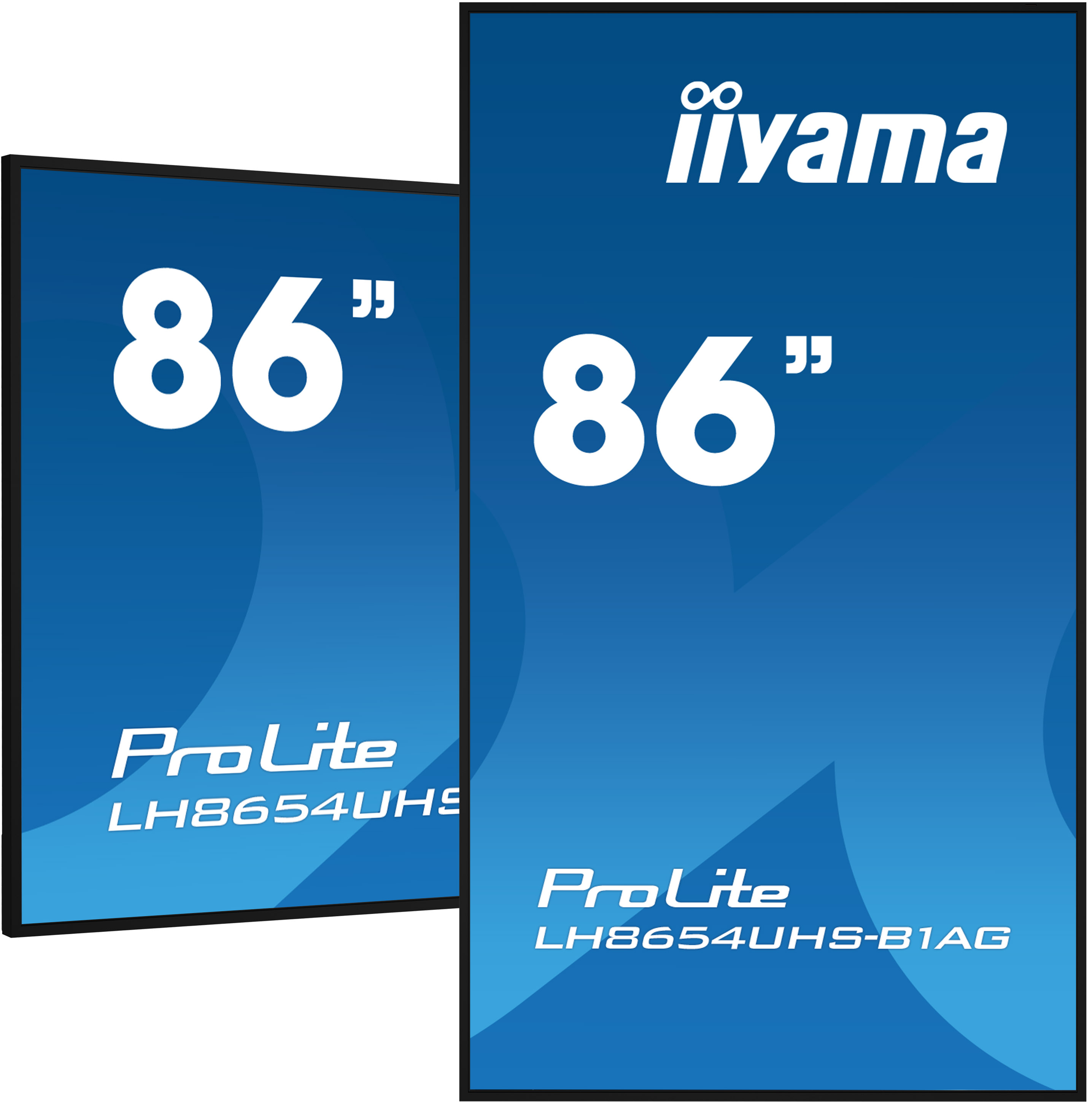 86" iiyama LH8654UHS-B1AG:IPS, 4K UHD. 24/ 7, Android 
