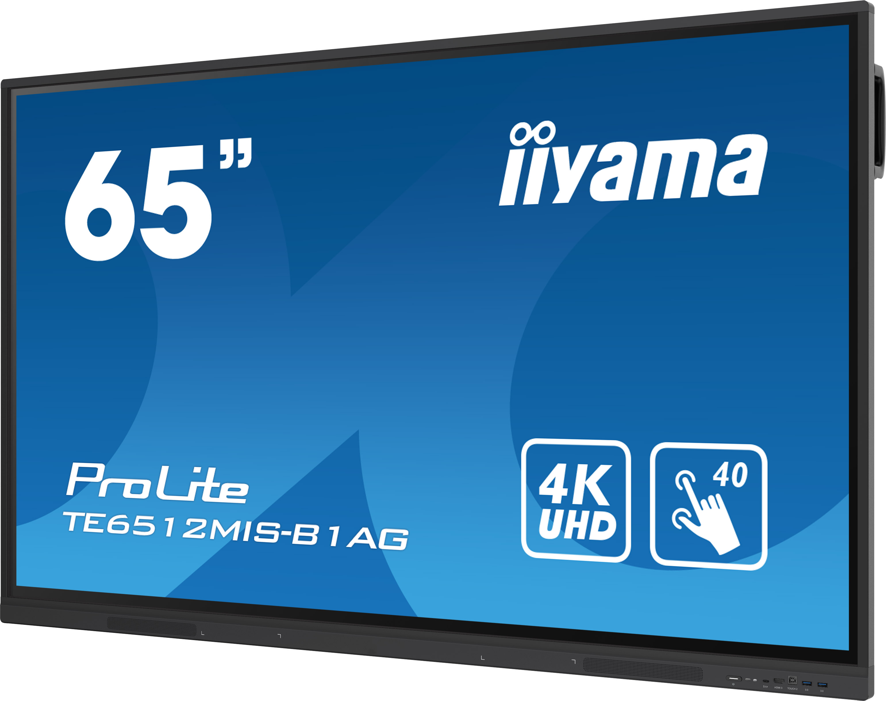 65" iiyama TE6512MIS-B1AG:IPS, 4K UHD, Android, 24/ 7 