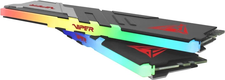 Patriot Viper Venom/ DDR5/ 32GB/ 6400MHz/ CL32/ 2x16GB/ RGB/ Black/ Silv 