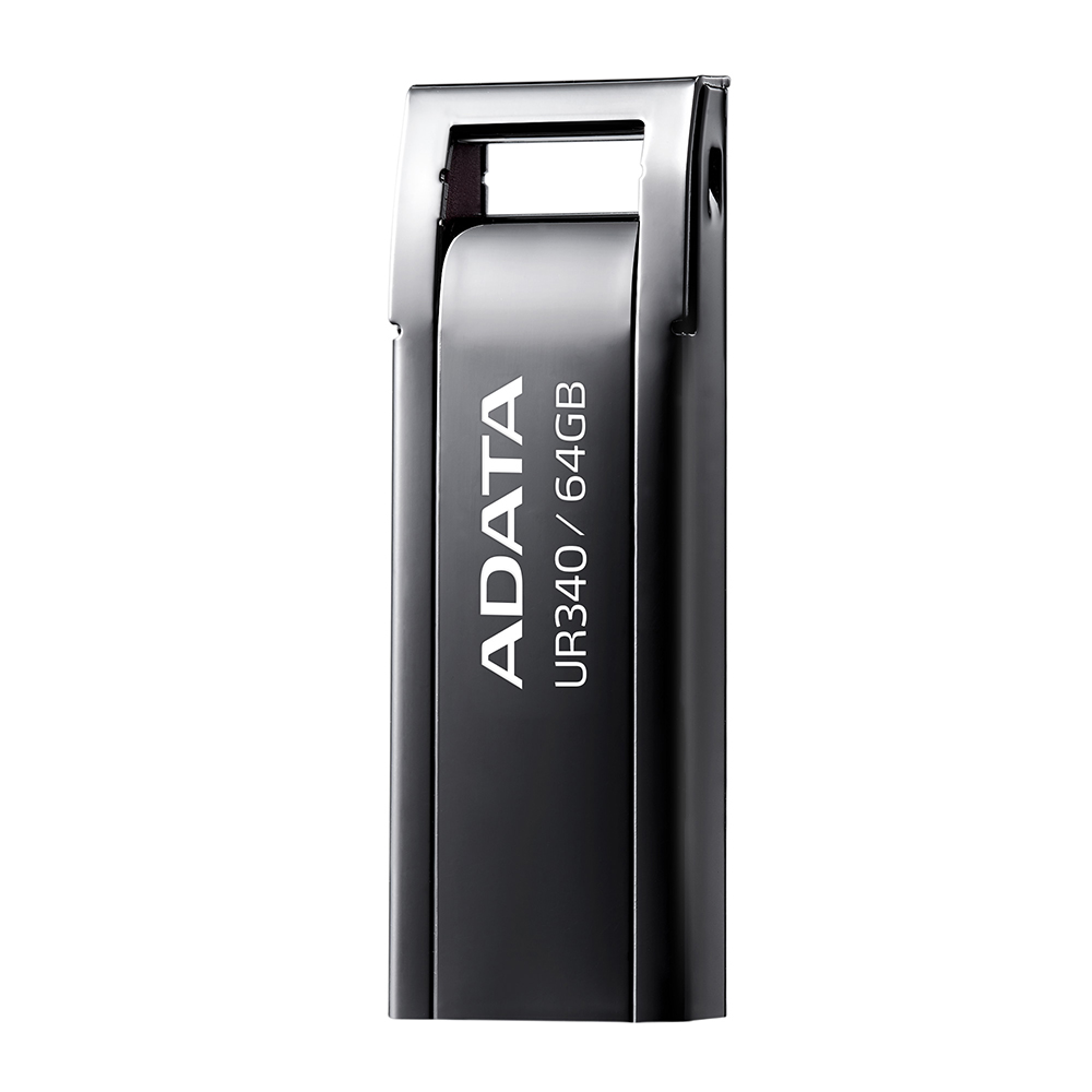 ADATA UR340/ 64GB/ 100MBps/ USB 3.2/ USB-A/ Čierna 