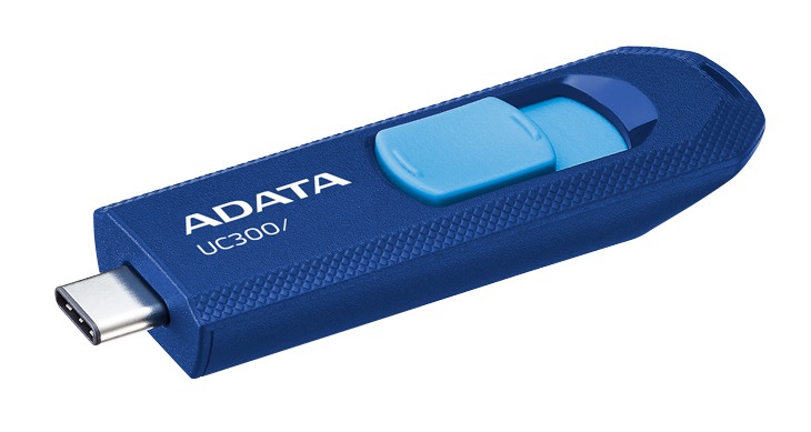 ADATA UC300/ 32GB/ USB 3.2/ USB-C/ Modrá 