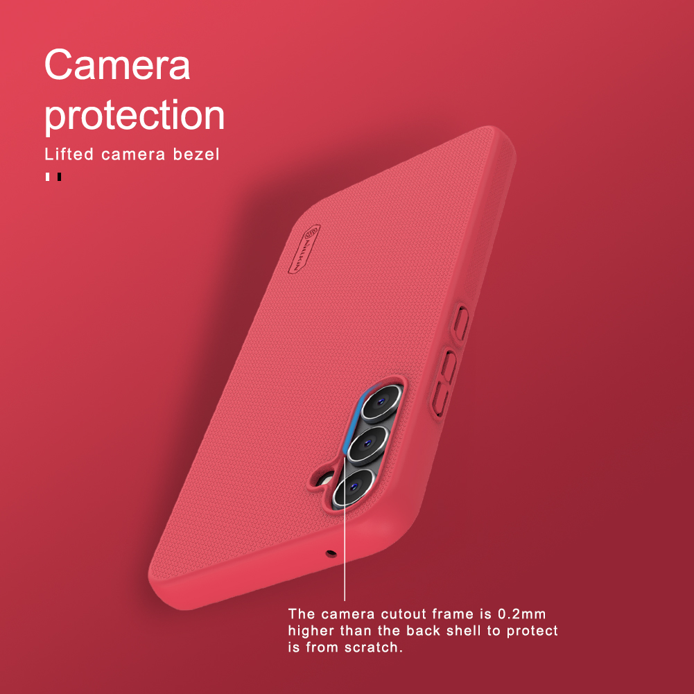 Nillkin Super Frosted Zadný Kryt pre Samsung Galaxy A34 5G Red 