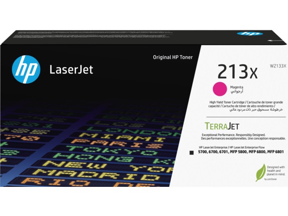 HP 213X Mgn Original LaserJet Toner Crtg (6, 000 pages)