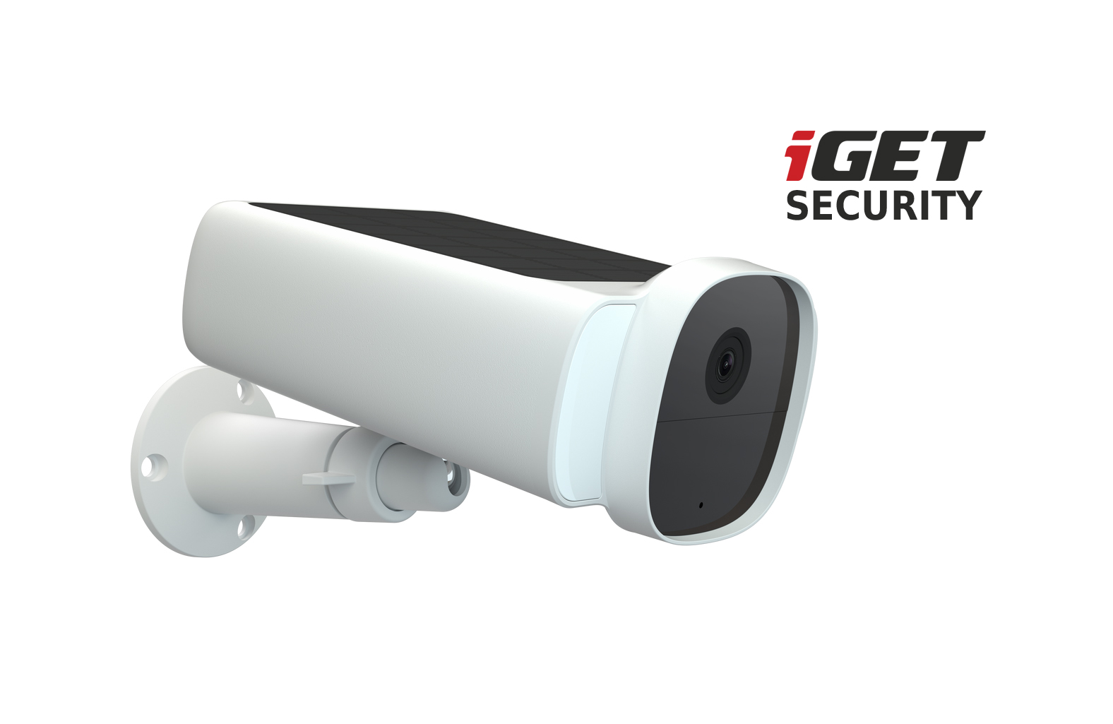 iGET SECURITY EP29 White - WiFi solárna batériová FullHD kamera, IP66, samostatná aj pre alarm M5 