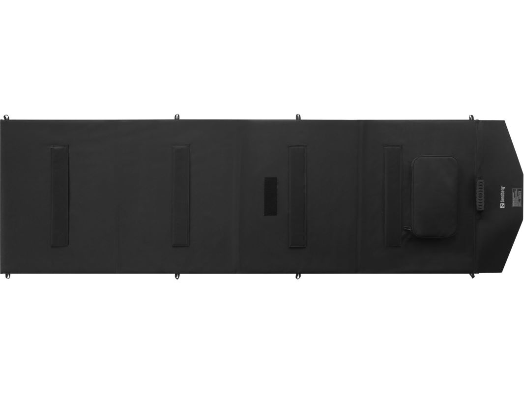 Sandberg solárny panel - nabíjačka, výkon 200W, QC3.0+PD+DC, čierna 