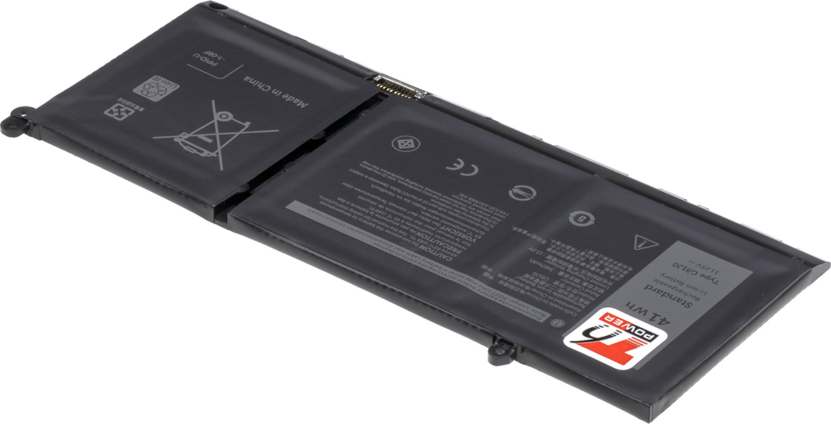 Baterie T6 Power Dell Latitude 3320, 3420, Inspiron 3515, Vostro 3515, 3640mAh, 41Wh, 3cell, Li-pol 