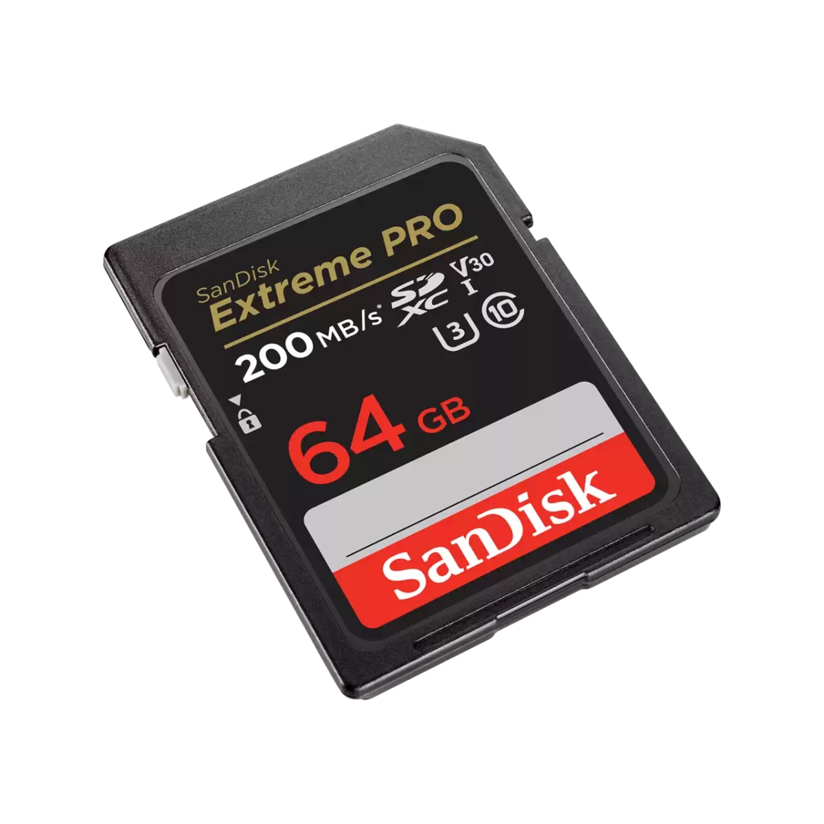 SanDisk Extreme PRO/ SDXC/ 64GB/ 200MBps/ UHS-I U3 / Class 10 