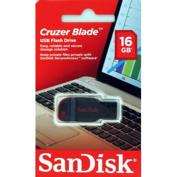 SanDisk Cruzer Blade/ 16GB/ USB 2.0/ USB-A/ Čierna 