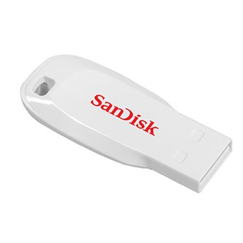 SanDisk Cruzer Blade/ 16GB/ USB 2.0/ USB-A/ Biela 