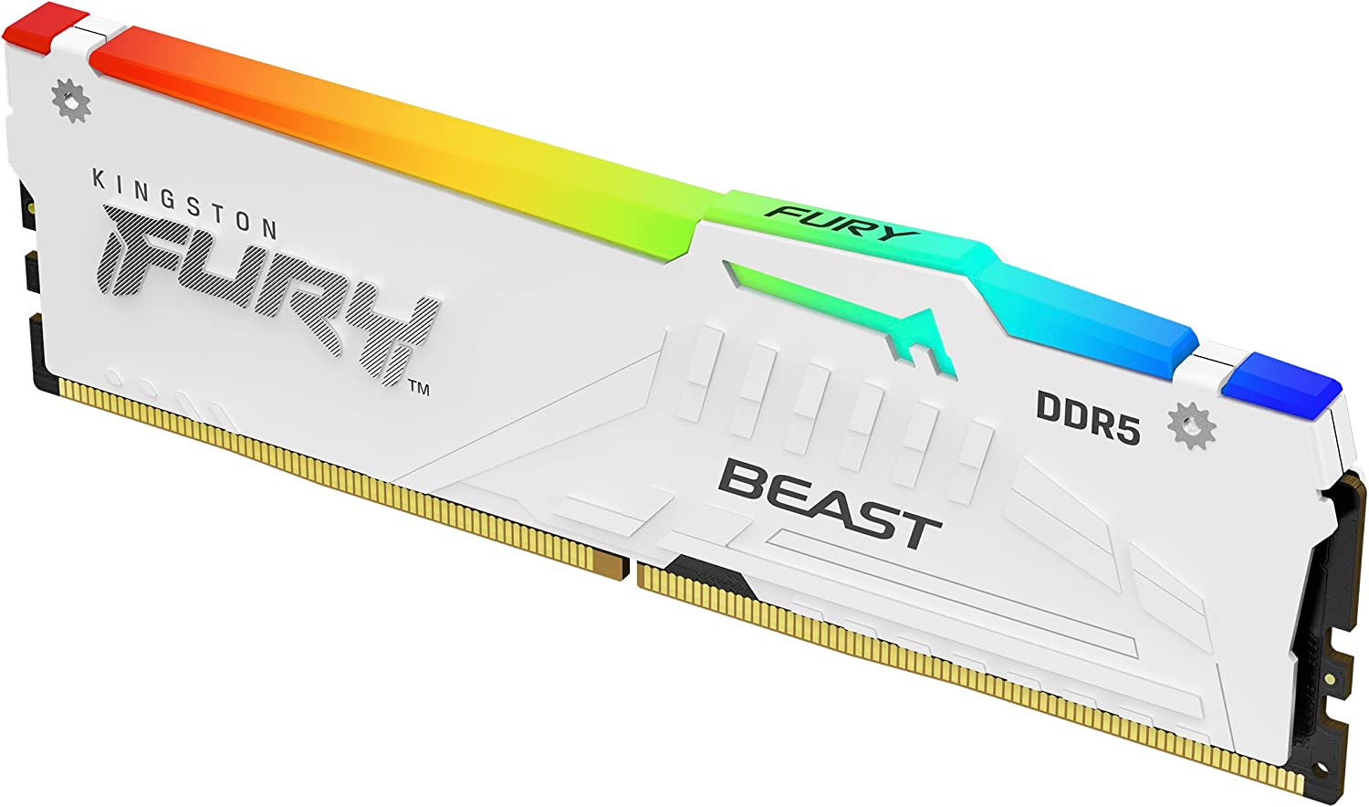Kingston FURY Beast/ DDR5/ 128GB/ 5200MHz/ CL40/ 4x32GB/ RGB/ White 