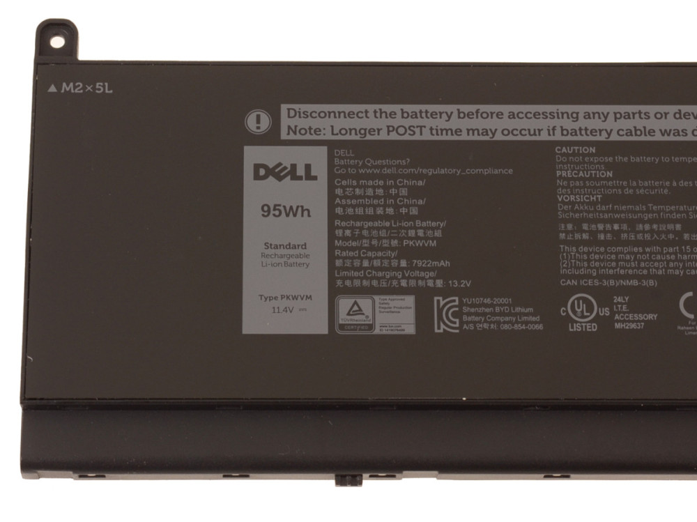 DELL Baterie 6-cell 95W/ HR LI-ON Precision M7530, M7540, M7730, M7740 