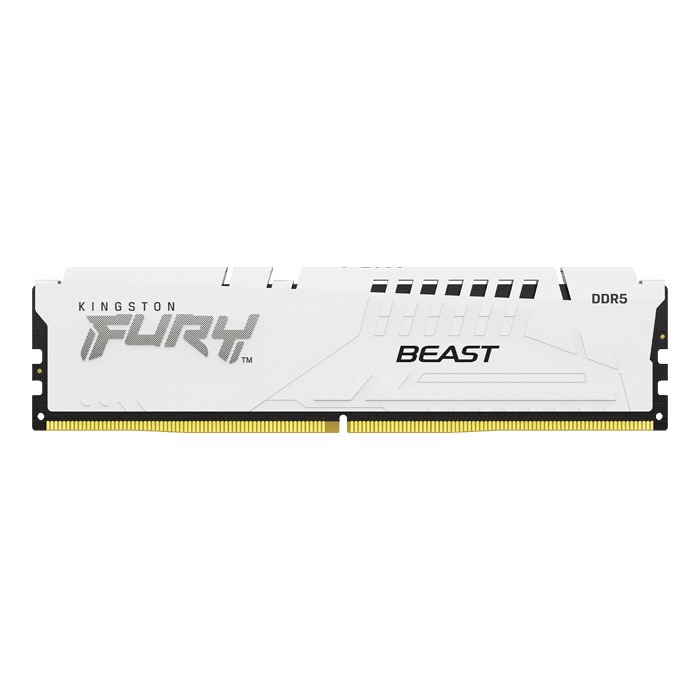 Kingston FURY Beast/ DDR5/ 64GB/ 5200MHz/ CL40/ 4x16GB/ White