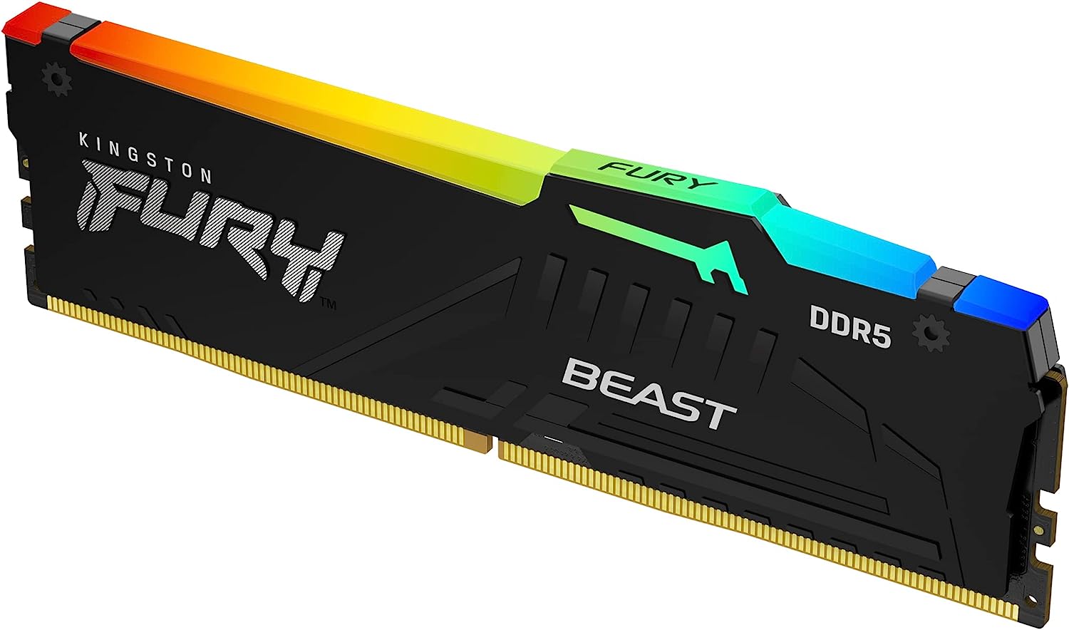 Kingston FURY Beast/ DDR5/ 64GB/ 5600MHz/ CL40/ 4x16GB/ RGB/ Black 